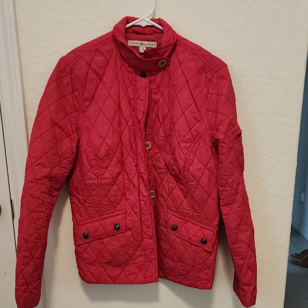 Tommy Hilfiger Women's Red Utility Jacket